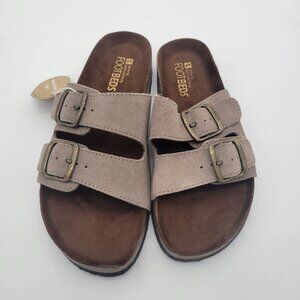 NWO White Mountain Footbeds Sandal size 6 Cream Color